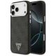 Guess 4G Triangle Logo MagSafe Case for iPhone 17 Pro Max / 18 Pro Max - Black & Silver