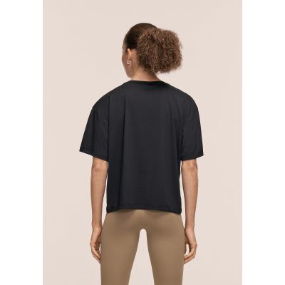 3. CASALL Women's Laser Mesh Tee Black