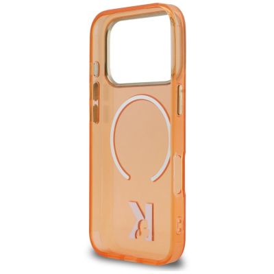 7. Karl Lagerfeld IML K Head Case for iPhone 18 Pro Max / 17 Pro Max - Orange