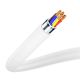 3mk Hyper Cable USB-A / micro USB 5V 2.4A 1.2m - white