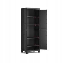KETER WARDROBE DETROIT 62x182x45cm SPLIT SHELVES IT New