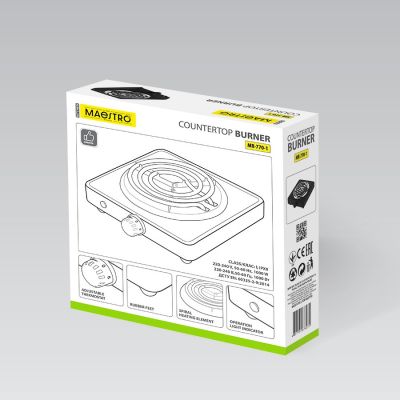 4. Single-burner electric stove 1000W MR-770-1 MAESTRO