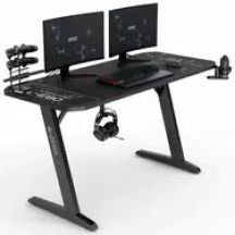 SENSE7 Nomad Cybernetic Desk Black 140 cm x 60 cm 140x60 cm