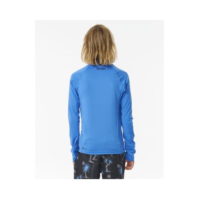 2. Boy's Lycra RIP CURL Waves Upf L/S-Boy blue