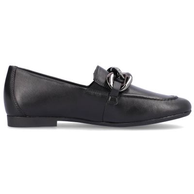 27. Comfortable leather shoes with chain Remonte W RKR645 black