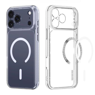 2. Dux Ducis Clin Mag Case for iPhone 18 Pro / 17 Pro Compatible with MagSafe - Transparent