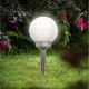 8. SOLAR LAMP MILK GLOBE 15x44CM