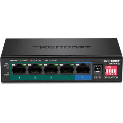 2. TRENDnet Switch 5-Port Gbit PoE+ 60W Metall