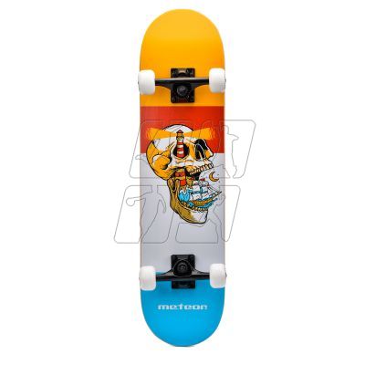 3. METEOR SKATEBOARD WOODEN SCULL