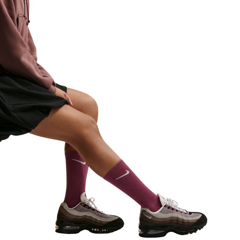 6. Nike Everyday Elevated Socks, 6 Pairs, Beige, Burgundy, Pink HQ8021 910