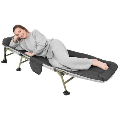 8. DELUXE HOLIDAY FOLDABLE CAMPING BED 190X64X30CM