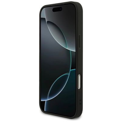 5. Guess Fixed Glitter Big 4G Case for iPhone 17 Pro Max / 18 Pro Max - Black
