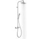 3. Hansgrohe Showerpipe 230 shower system 2 heads Wall Black