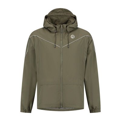Rogelli ESSENTIAL rain jacket green L