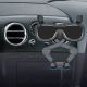 5. Gravity smartphone car holder for air vent with air freshener silver (YC06)