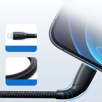 12. Joyroom Starry Series SA32-AL3 3A USB-A / Lightning cable 1m - black