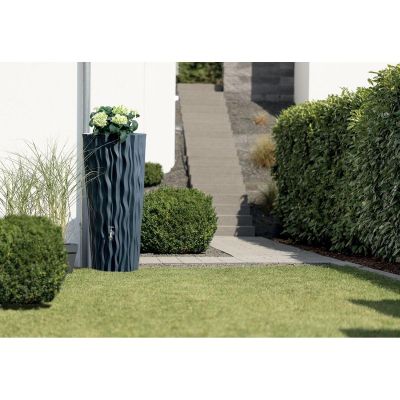 6. ALANA FLOWER RAINWATER TANK 160L ANTHRACITE
