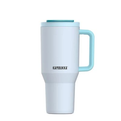 2. Kambukka Rio Tumbler 950ml Frosty Coconut Thermo Mug with Telescopic Straw