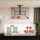 10. Maclean electric TV mount, ceiling mount, Tuya compatible, max. VESA 800x400, horizontal adjustment +90°~-90°, for TV 43-86", max. 45kg, MC-109 T