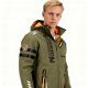 6. Geographical Norway Royaute DB 068 M WY1996H/GN-Kaki / Orange Softshell Jacket
