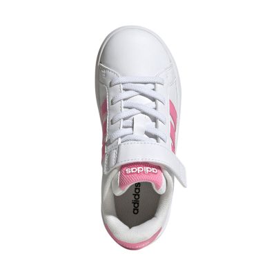 4. Adidas Grand Court 3.0 kids' shoes white and pink JP9371