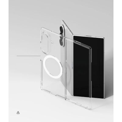 5. Ringke Slim Magnetic MagSafe Case for Samsung Galaxy Z Fold 8 - Transparent
