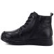 3. Women's comfortable leather ankle boots, black, Cambell RI15302