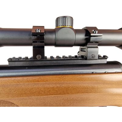 11. BEEMAN 10620 4.5mm air rifle, 1-shot, with 6x40 do17J scope (B-10620)