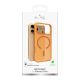 2. Puro Daylight Magsafe Compatible Silicone Case for iPhone 17 Pro - Translucent Orange