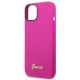 6. Guess GUHCP14SSLSMF iPhone 14 6.1" fuchsia/fuschia hard case Silicone Vintage Gold Logo