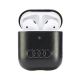 2. Audi Leather Big Logo Case for AirPods 1 / 2 - Black