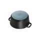 7. Cast iron pot, round, tall, STAUB 40502-285-0 - black, 4.8 ltr