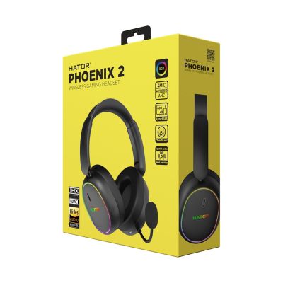 10. Hator Phoenix 2 Wireless Gaming Headphones Black