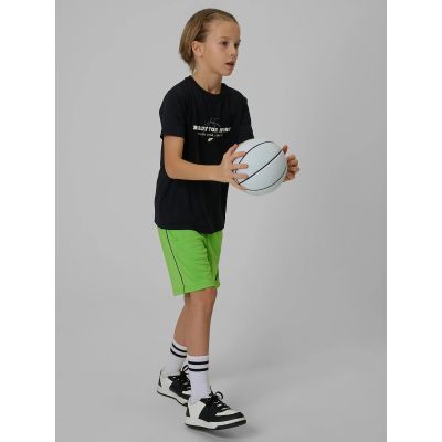 Boys' quick-drying sports shorts 4F 4FJRSS26TFSHM1693-45S