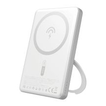 Dudao K28S 20W PD 5000mAh Powerbank with MagSafe and Stand - Silver