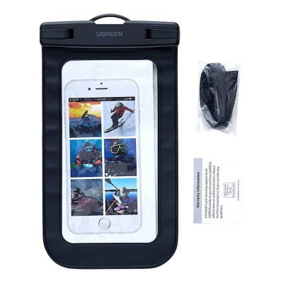 2. Ugreen LP716 Waterproof Cell Phone Case with IPX8 - Black