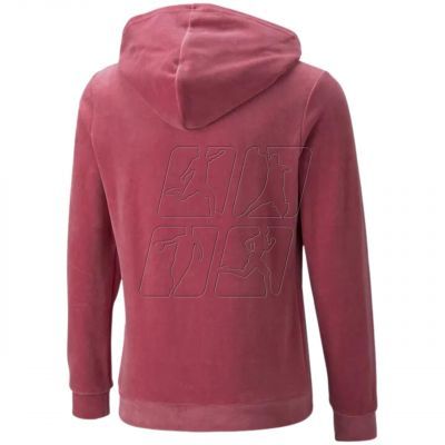 2. Sweatshirt Puma Ess + Velor Hoodie G Jr 671040 45