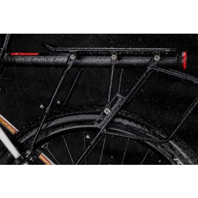 8. Rockbros 33210004001 Bike Rack with Shelf - Black