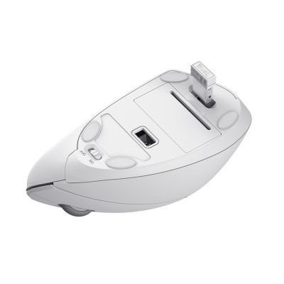 3. TRUST Verto Wireless Vertical Ergonomic Mouse, White