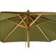 2. WOODEN GARDEN UMBRELLA 250 CM FOLDABLE GREEN