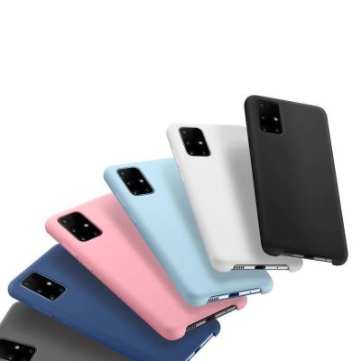 6. Spring Case clear TPU gel protective cover with colorful frame for Samsung Galaxy A02s EU black