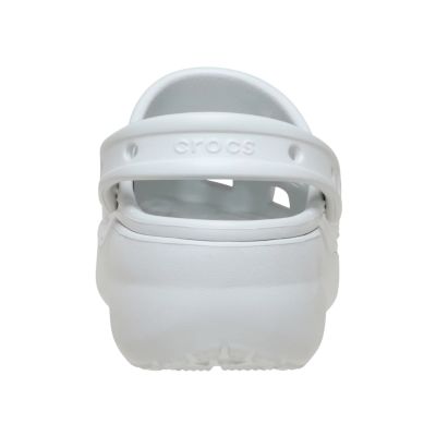 3. Crocs Classic Platform Women's Clogs Off-White 206750 1NK