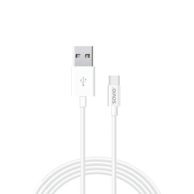SAVIO CL-125 cable (USB type C - USB 2.0 type A; 1m; white)