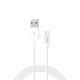 SAVIO CL-125 cable (USB type C - USB 2.0 type A; 1m; white)