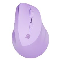 NATEC CRAKE 2 VERTICAL MOUSE WIRELESS 2400DPI BLUETOOTH 5.2 + 2.4GHZ PURE LAVENDER