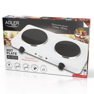 10. Two-burner electric stove ADLER AD 6520