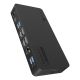 ICY BOX IB-DK2255AC Wired USB 3.2 Gen 2 (3.1 Gen 2) Type-C Black