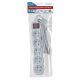 ESPERANZA POWER STRIP 5 OUTLETS SWITCH 1.5M WHITE ELK214W