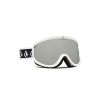 Volcom FOOTPRINTS WHITE RERUN/SILVER CHROME snowboard goggles silver mirrors (VG0622316)