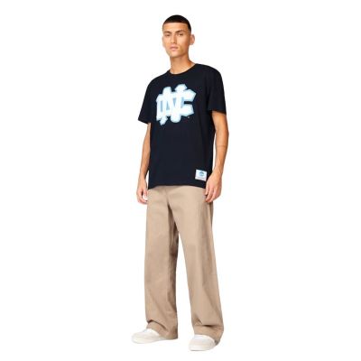 5. Mitchell & Ness NCAA University Of North Carolina Large Logo Tee M BMTRINTL1272-UNCNAVY